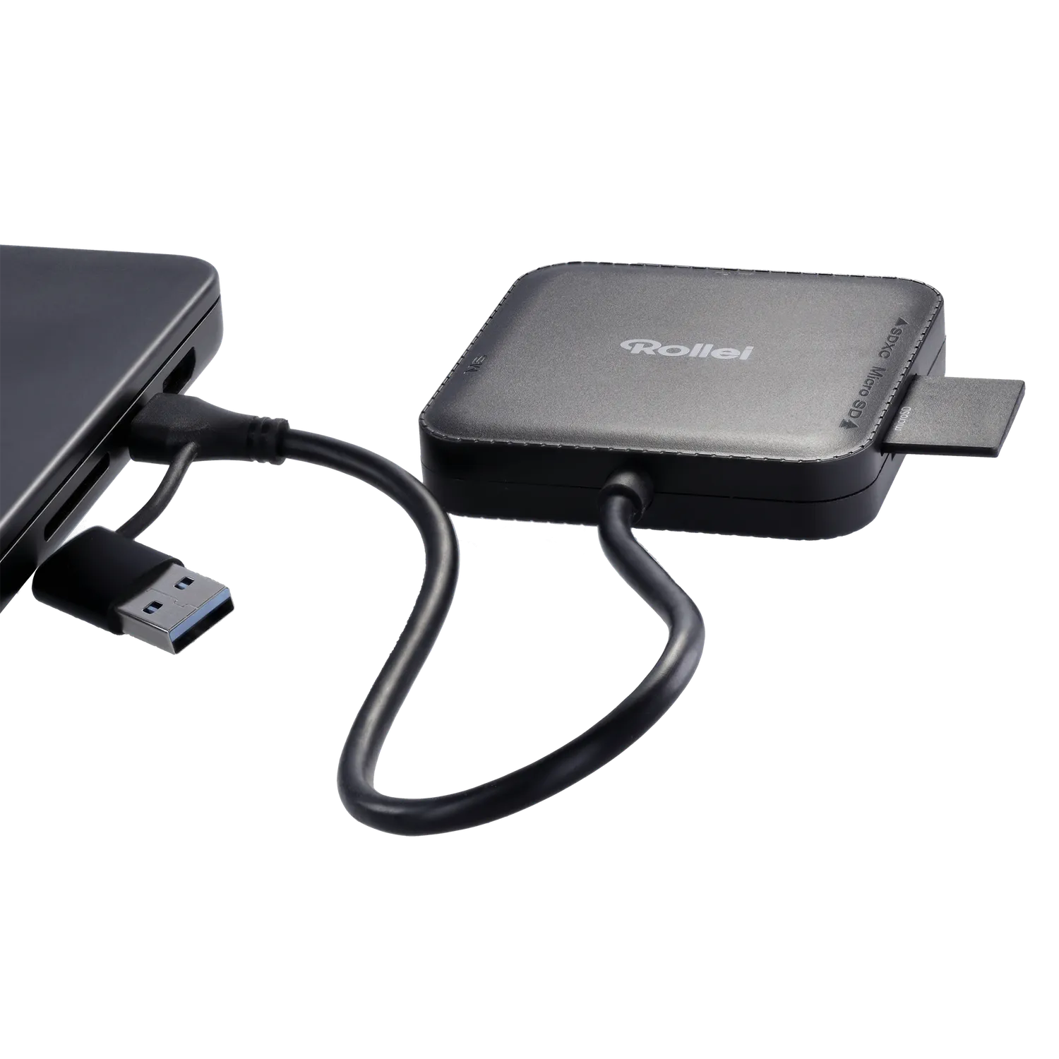 Rollei 4-in-1 lettore schede SD microSD USB rapido