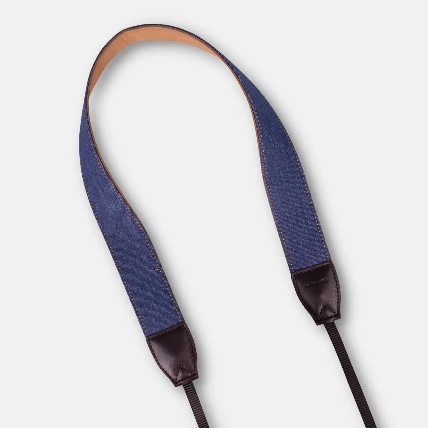 Lens-Aid tracolla fotocamera jeans blu scuro