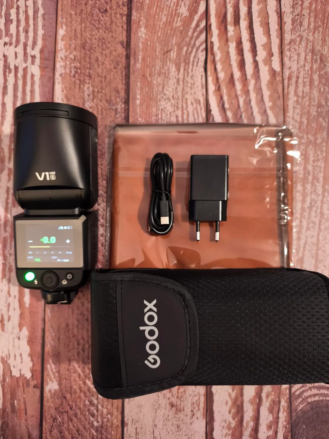 Godox V1 MID S flash TTL Sony testa rotonda