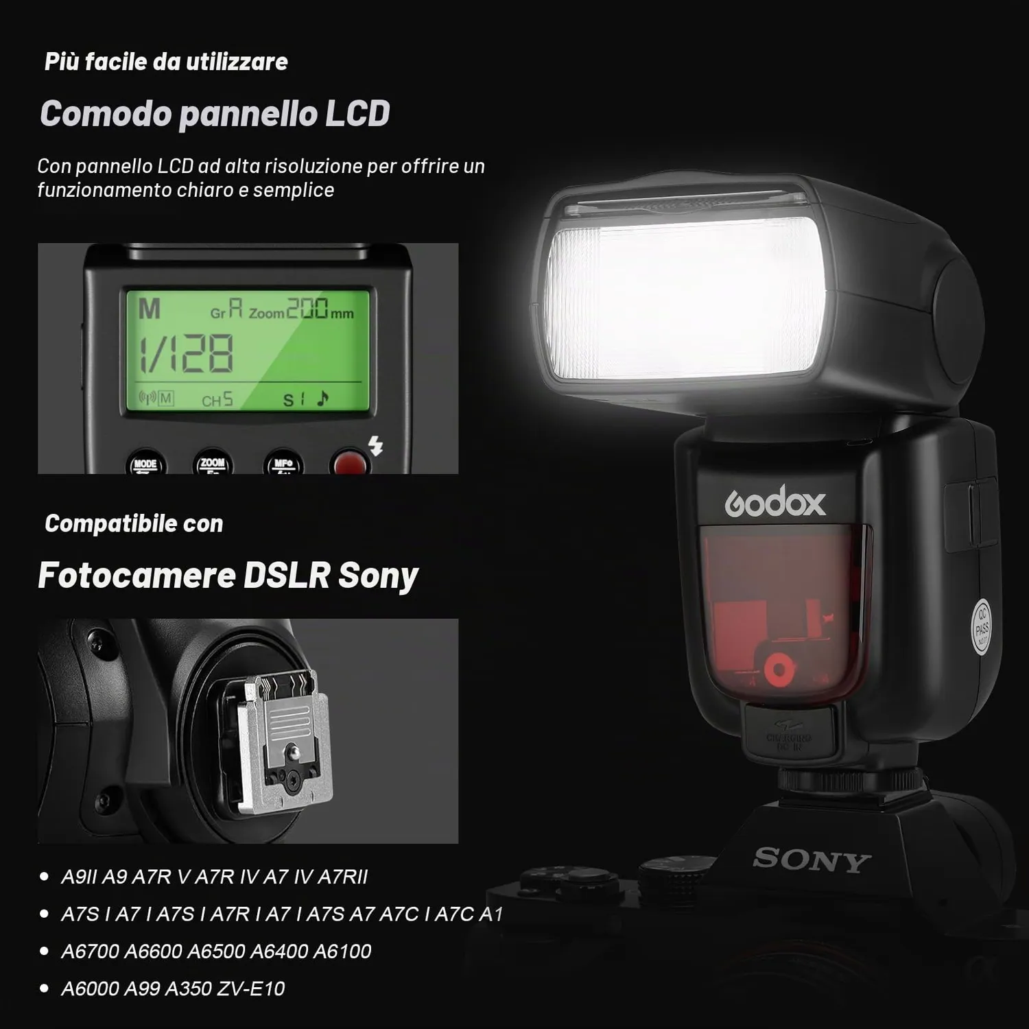 Godox TT600S kit 2 flash + X2T-S per Sony