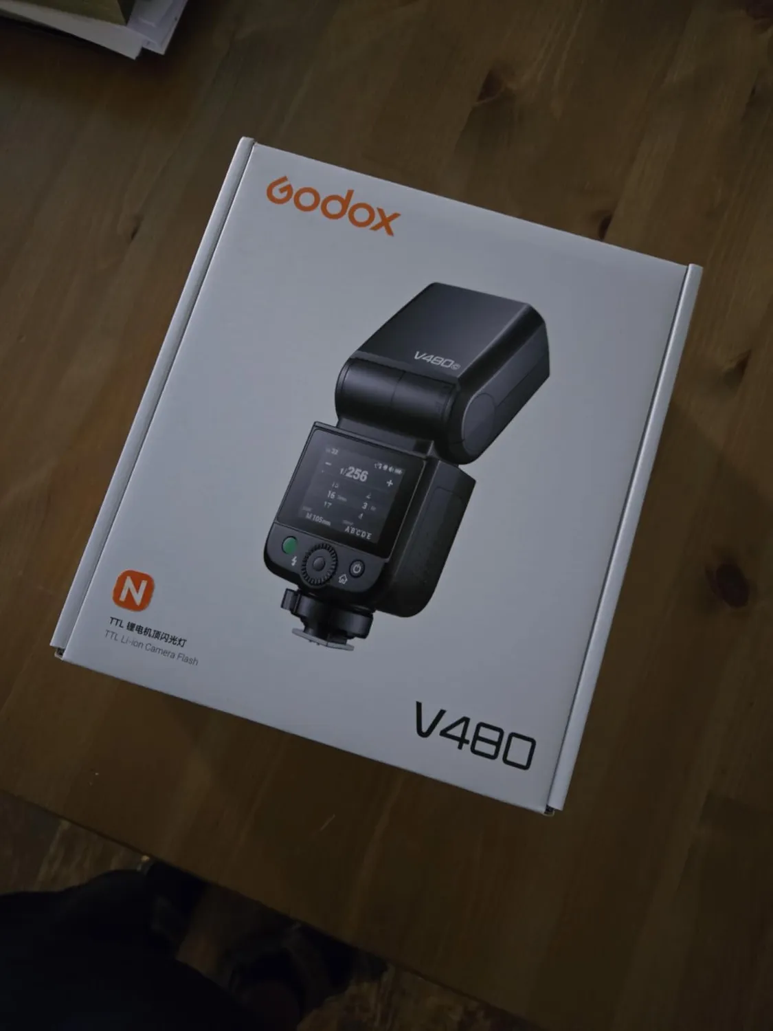 Godox V480N flash TTL per Nikon con LED 50GN