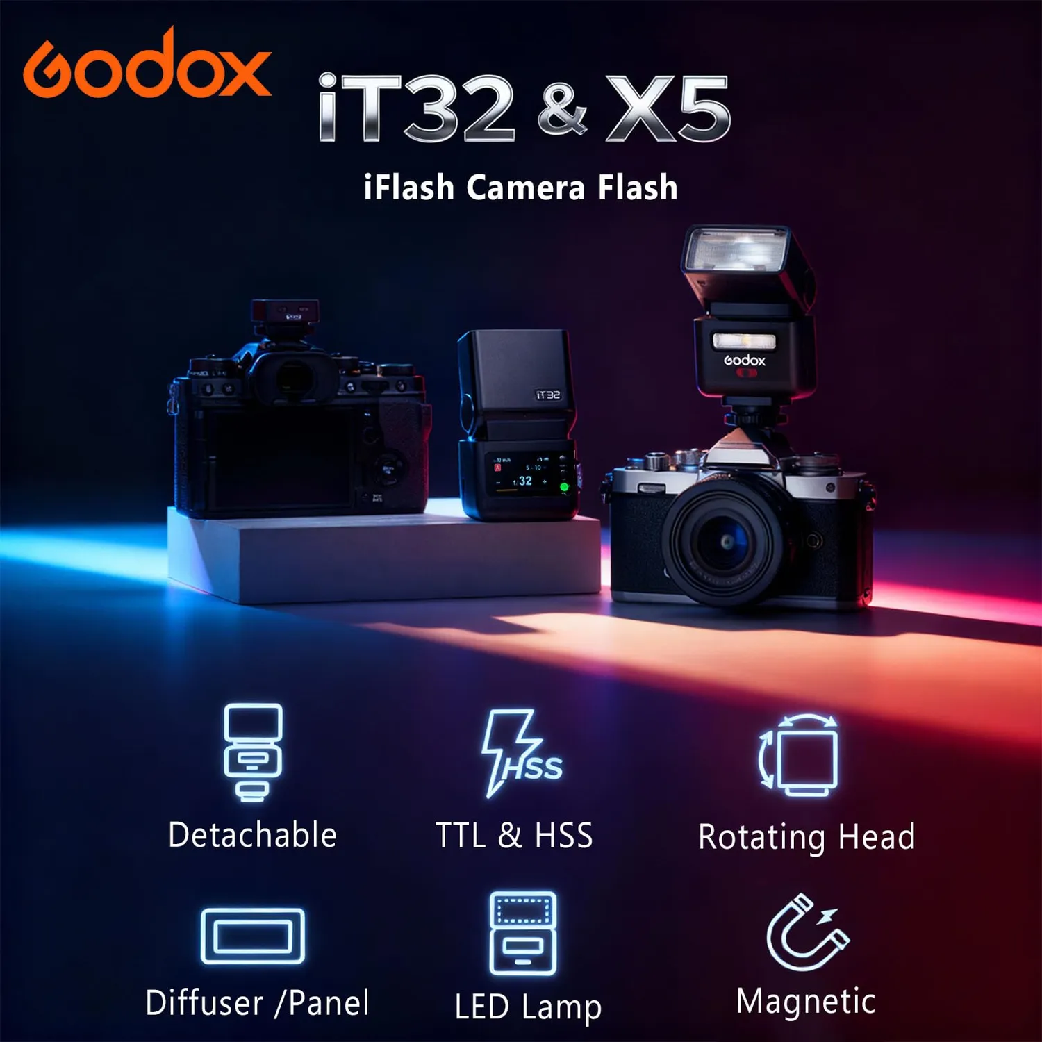 Godox iT32 + X5N flash TTL per Nikon con trigger