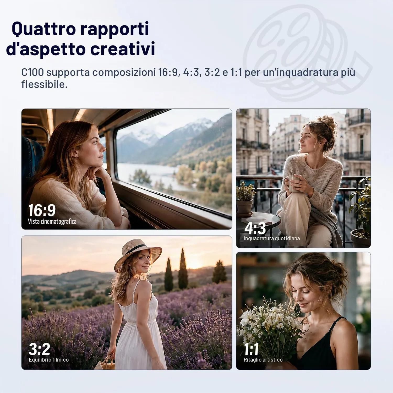 Godox C100 esposimetro analogico tascabile Type-C