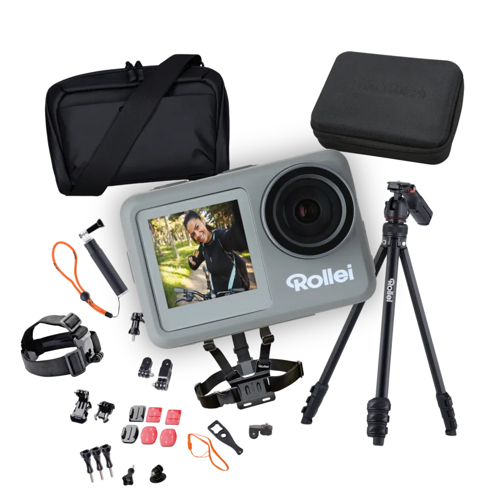 Rollei Content Creator Travel Kit action cam 4K bundle