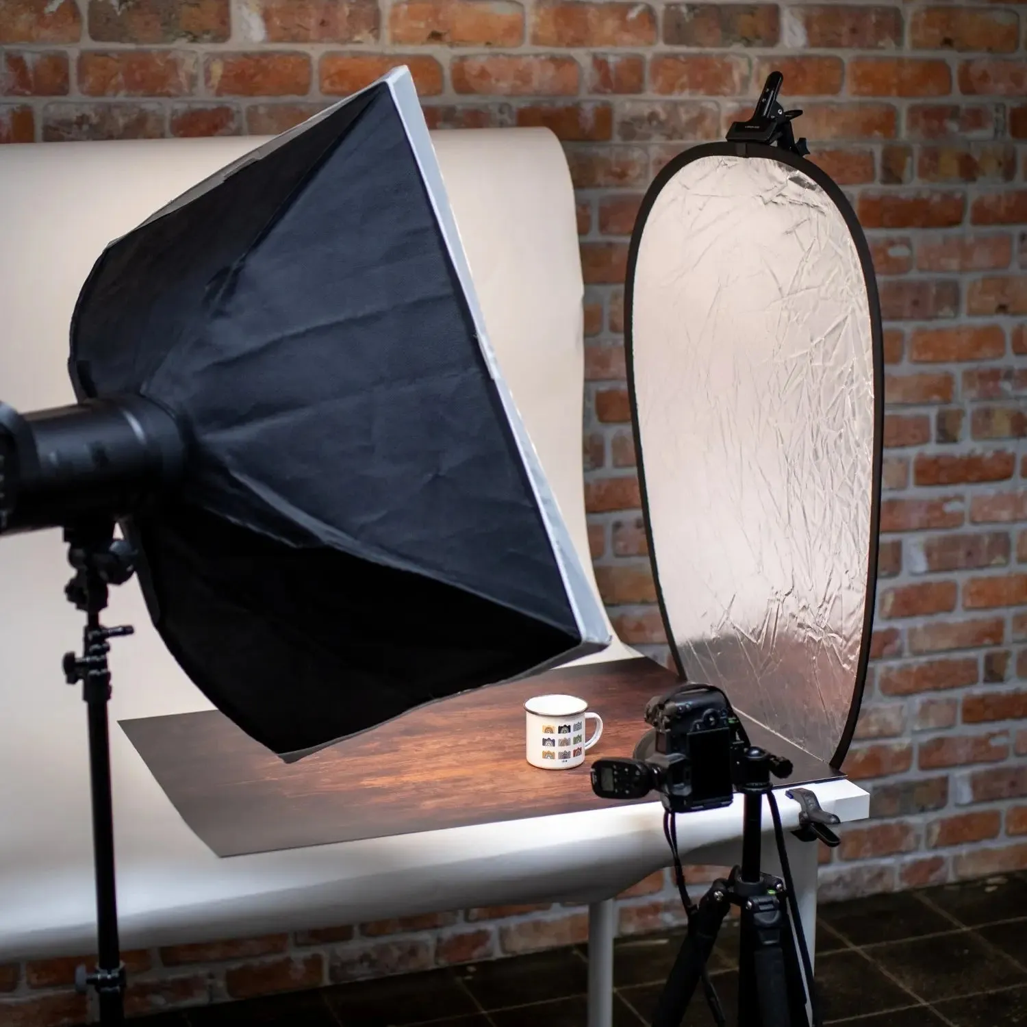 Lens-Aid riflettore pieghevole 2in1 60x90 cm
