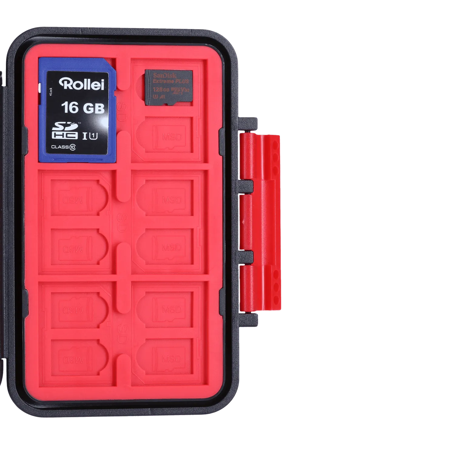 Rollei custodia schede SD microSD 12+24 posti