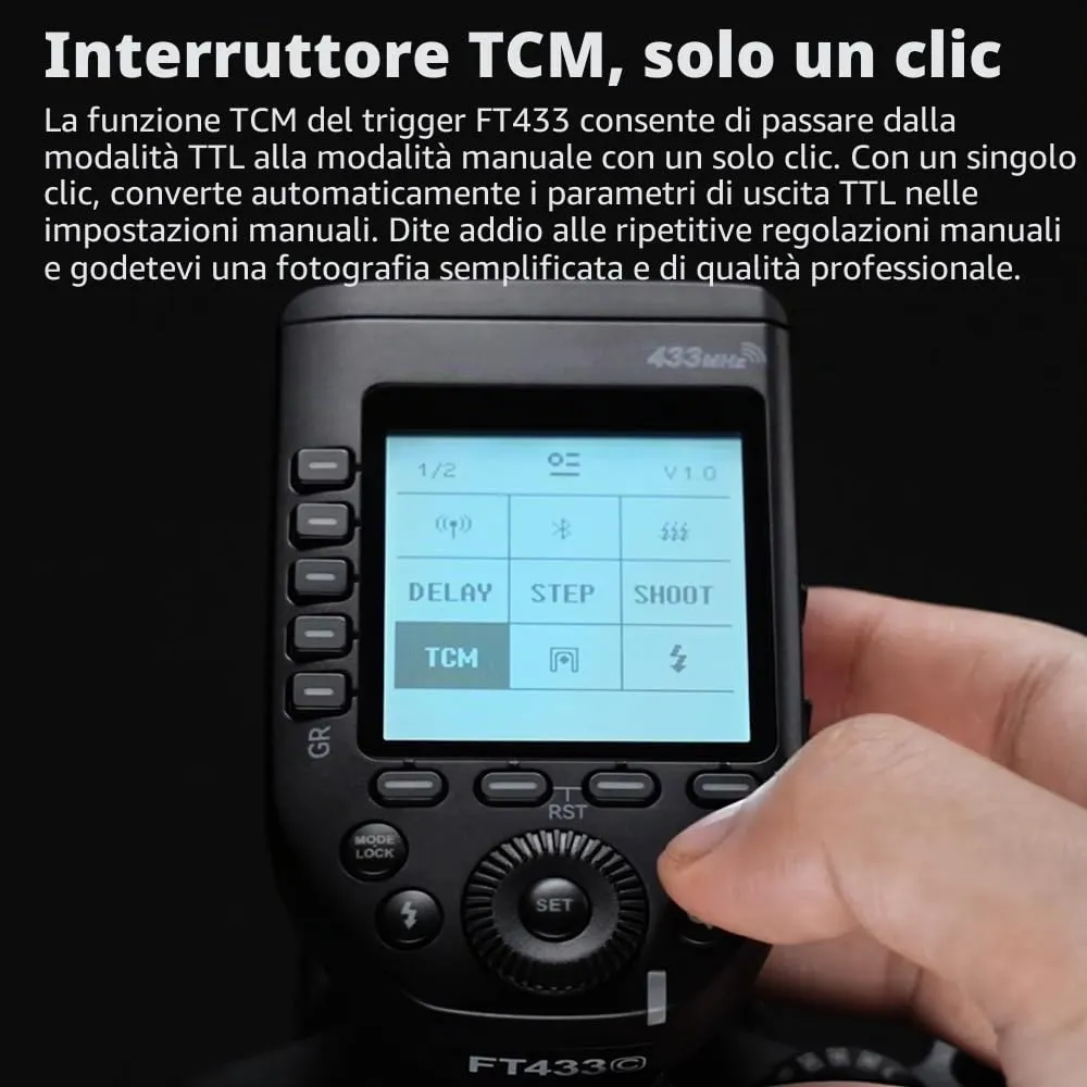 Godox FT433-C Trigger Flash Canon 433MHz TTL