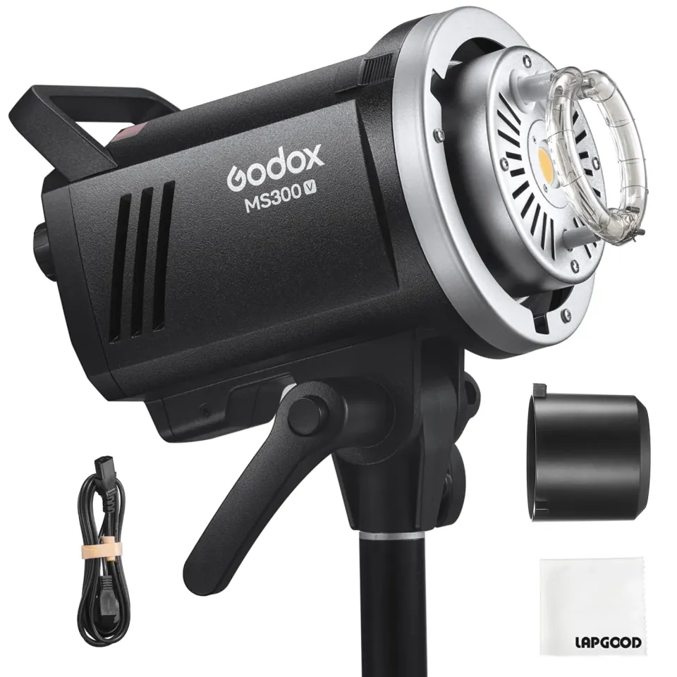 Godox MS300V flash studio 300W Bowens con LED modellante 10W
