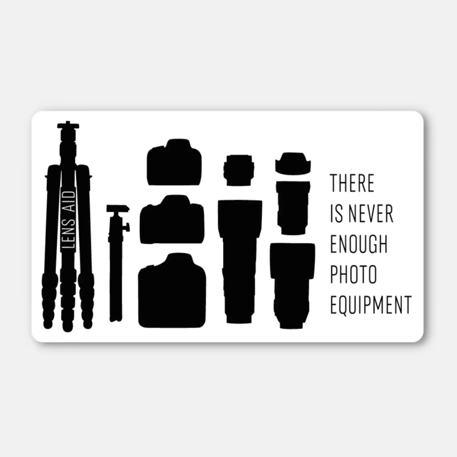 LENS-AID set 10 sticker fotografici impermeabili