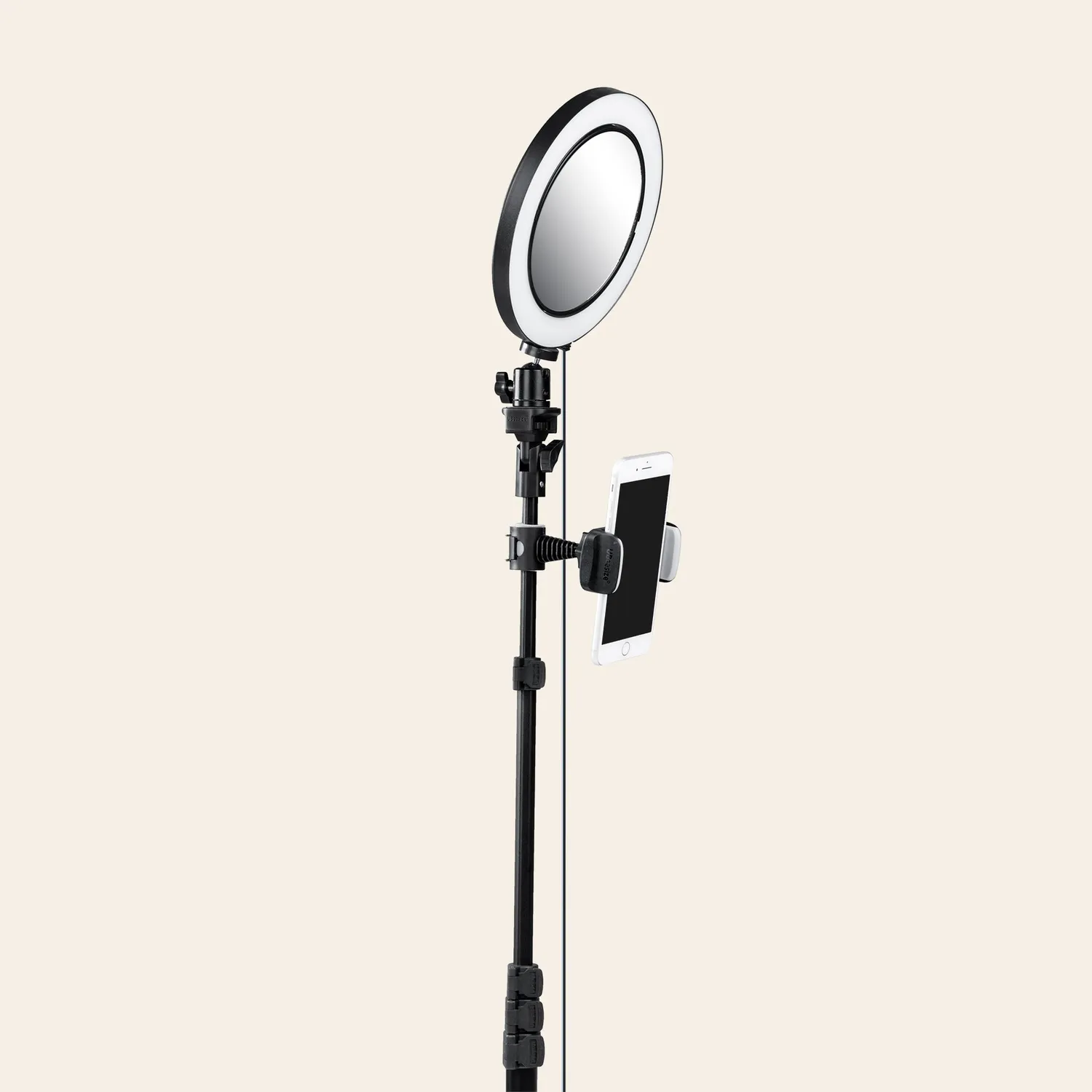UBeesize 8 ring light specchio treppiede