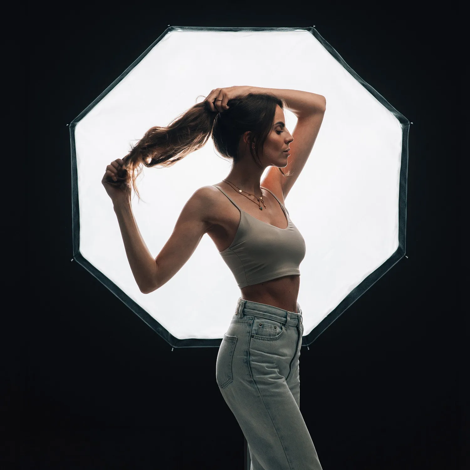 Rollei Softbox rotondo 45 cm pop-up con griglia luce morbida