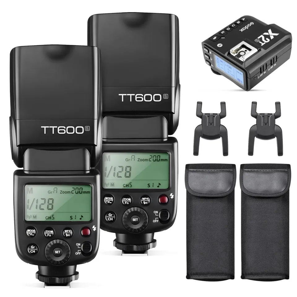 Godox TT600S kit 2 flash + X2T-S per Sony