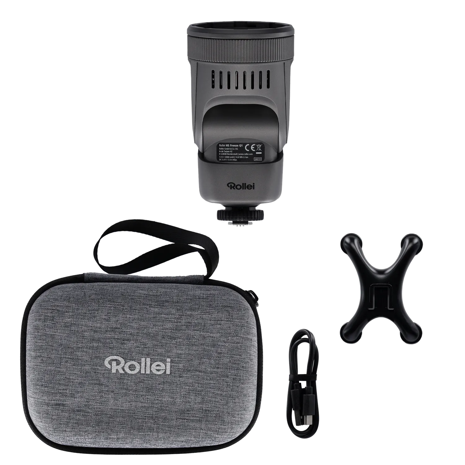 Rollei HS Freeze Q1 flash LED continuo universale 26GN