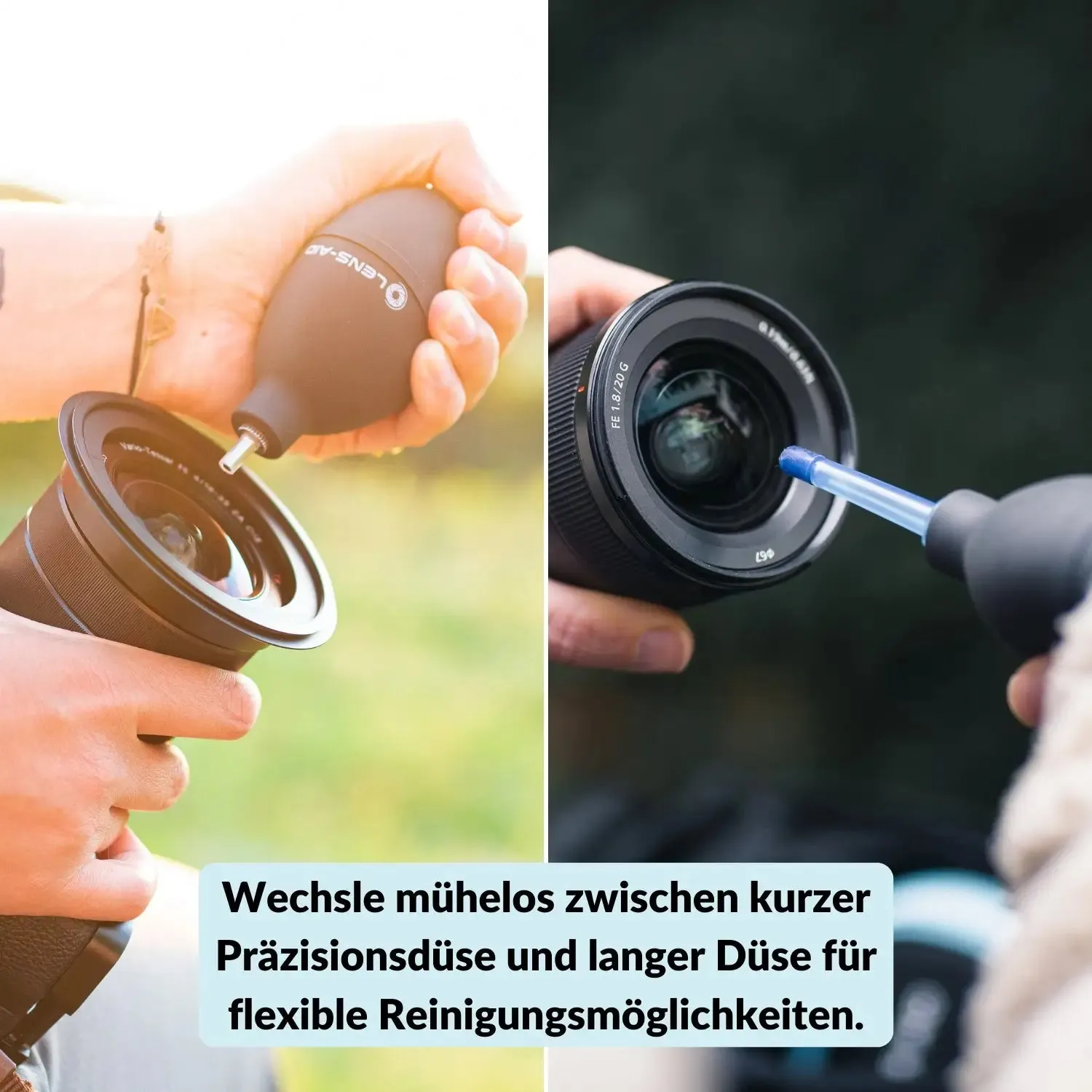 Lens-Aid Kit Pulizia Sensore Full Frame 24 mm 12 pz + Soffietto