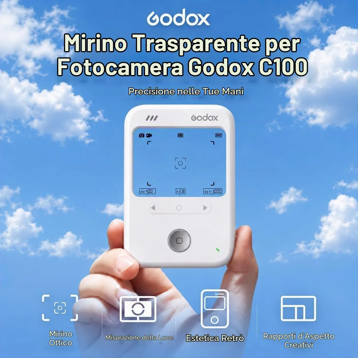 Godox C100 Fotocamera Digitale Mini Senza Schermo