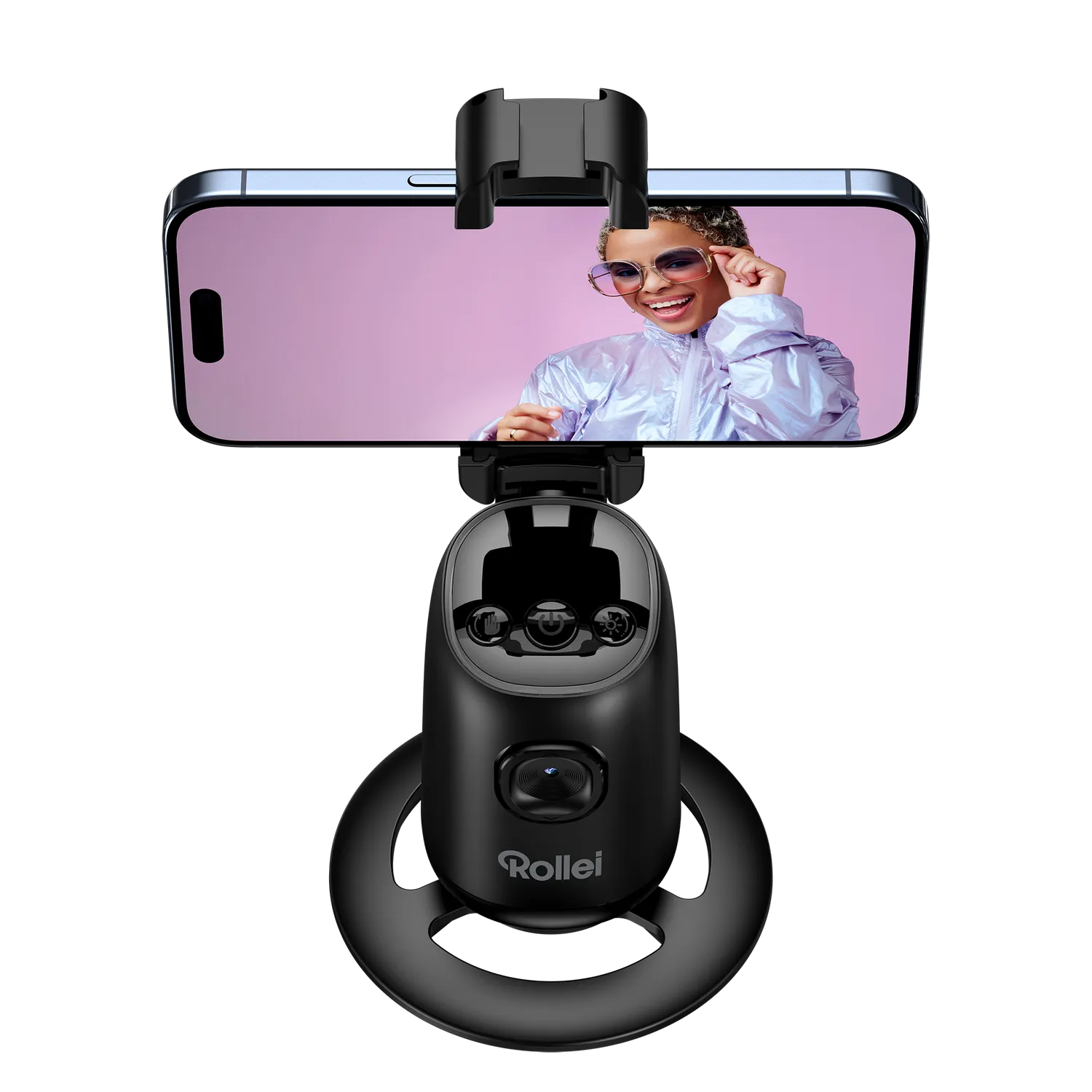 Rollei Easy Creator Desktop supporto smartphone AI tracking