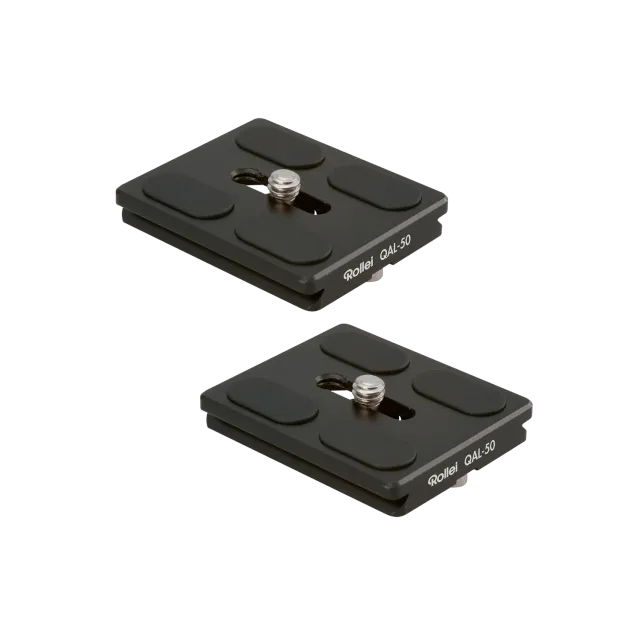 Rollei QAL-50 piastra rapida Arca-Swiss doppia 2pz