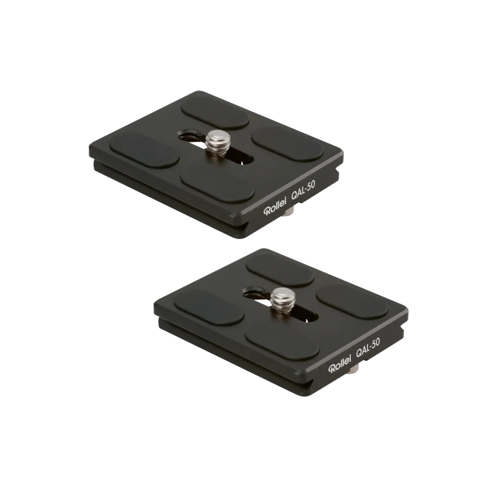 Rollei QAL-50 piastra rapida Arca-Swiss doppia 2pz