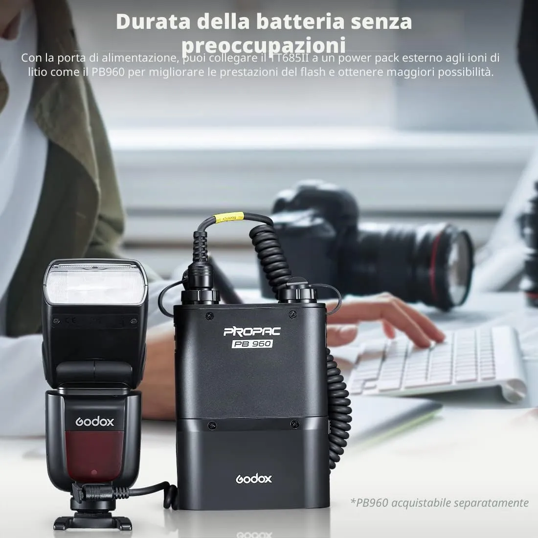 Godox TT685IIC Flash TTL per Canon HSS