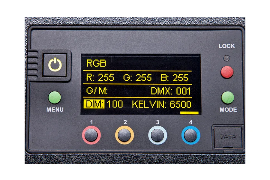Kino Flo Celeb 450Q LED DMX pannello luce continua RGB
