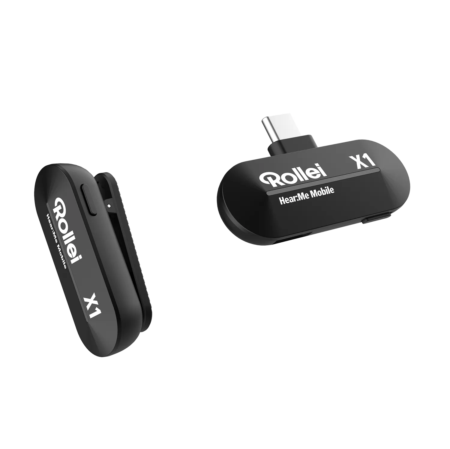 Rollei Hear:Me Mobile X1 microfono lavalier USB-C plug play