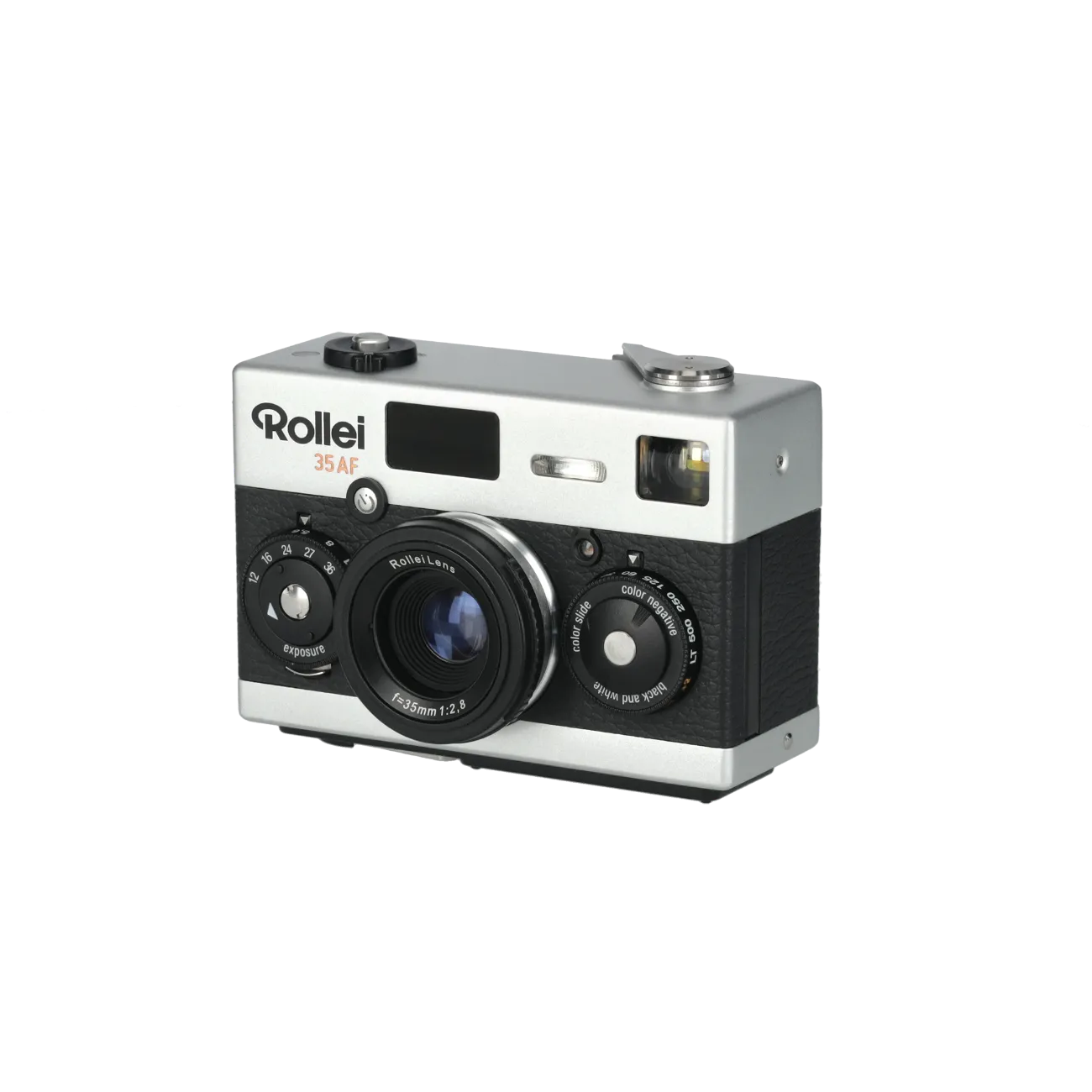 Rollei 35 AF fotocamera analogica 35mm f/2.8 nera