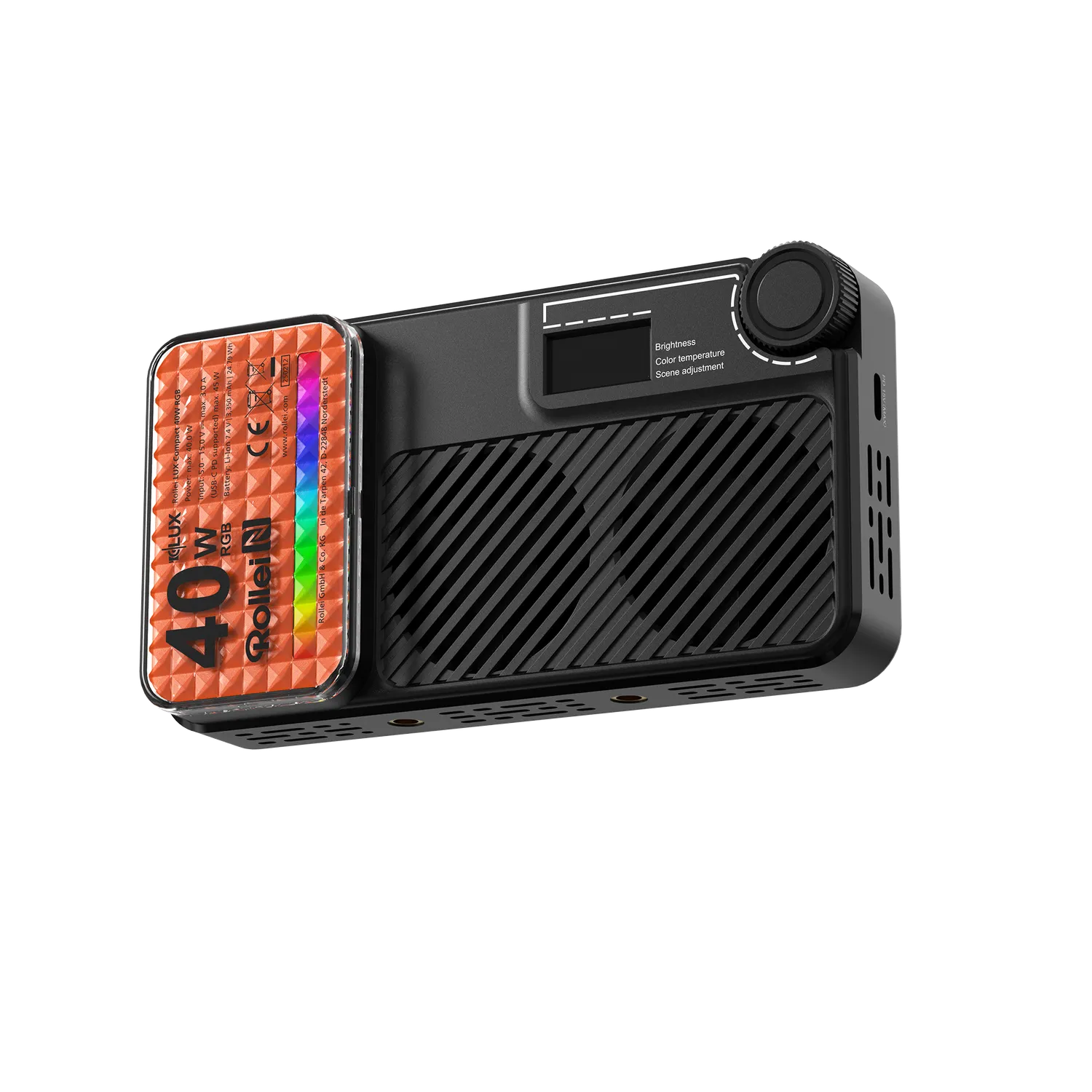 Rollei Lux Compact 40W luce LED continua RGB batteria