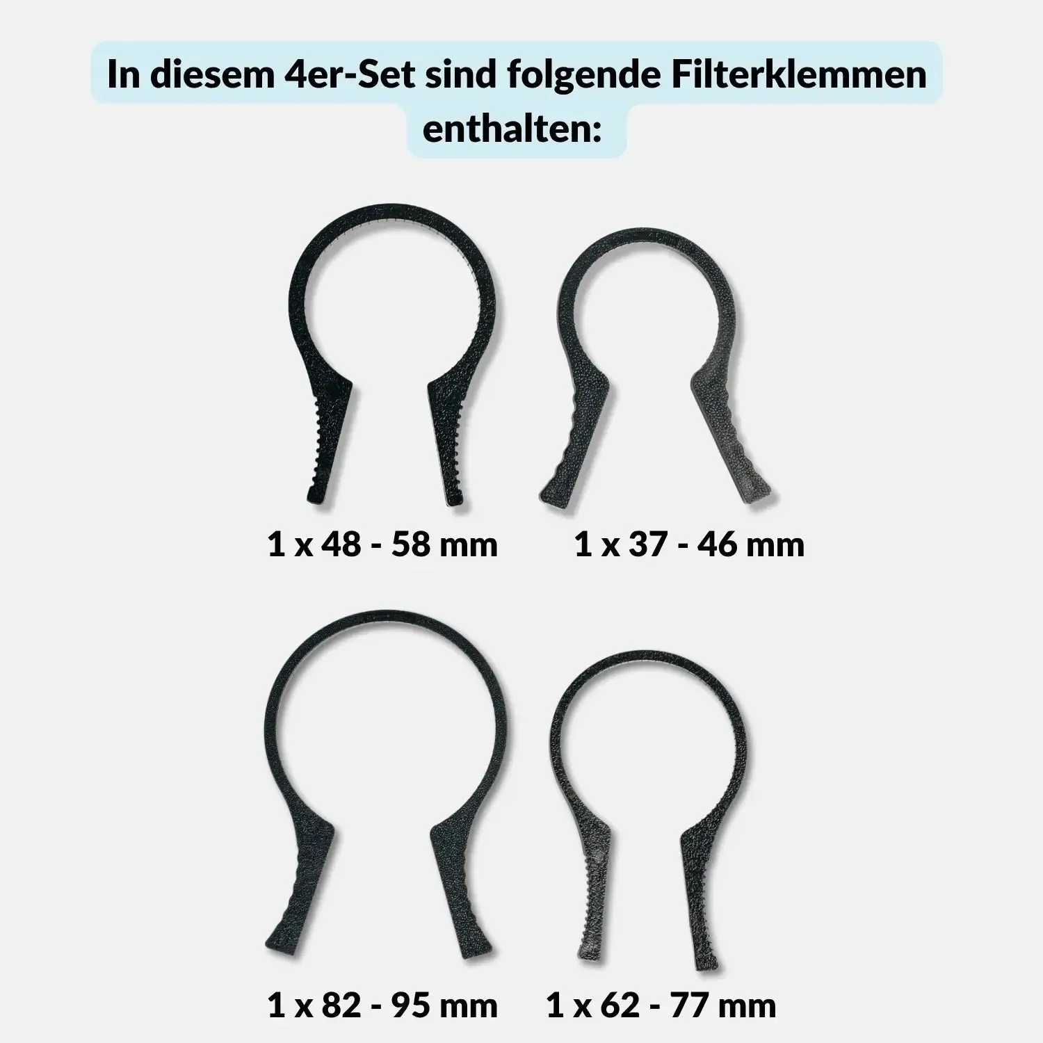 Lens-Aid pinze svita-filtri obiettivi set plastica
