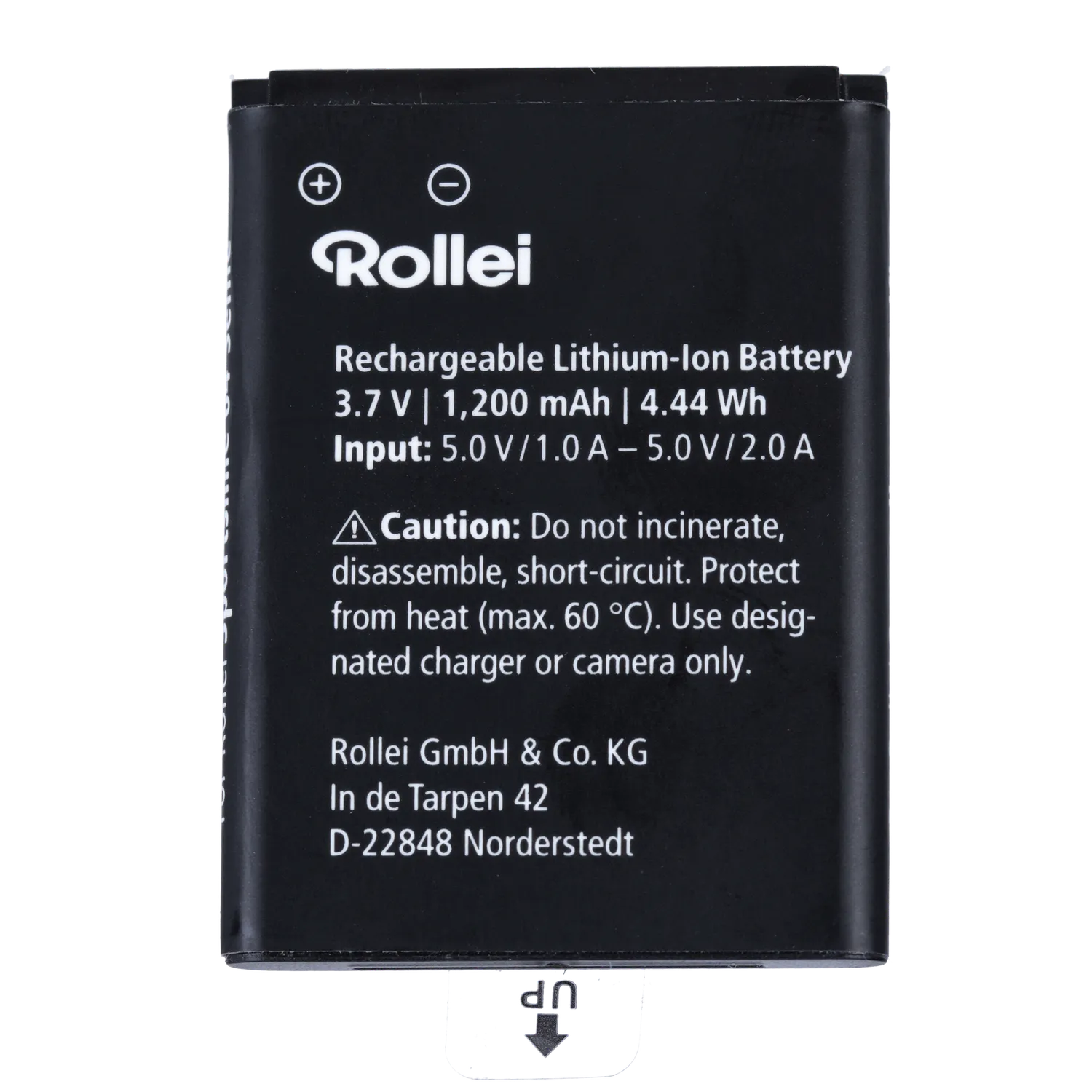 Rollei batteria ricambio fotocamera digitale alta capacità