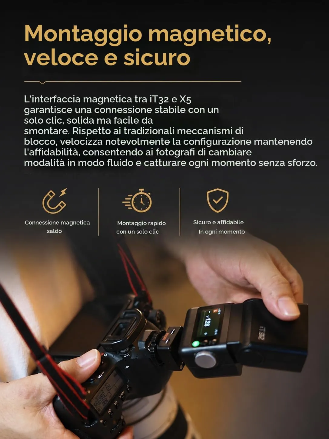 Godox iT32 Flash TTL per Sony con Trigger X5-S