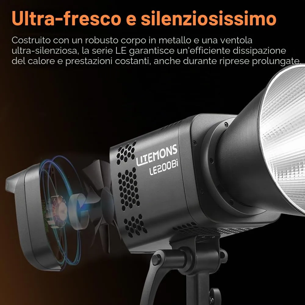Godox Knowled LE200Bi Luce Video LED Kit Softbox 90cm
