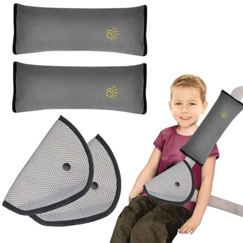 FGen cuscino cintura auto bambini 2 pezzi collo