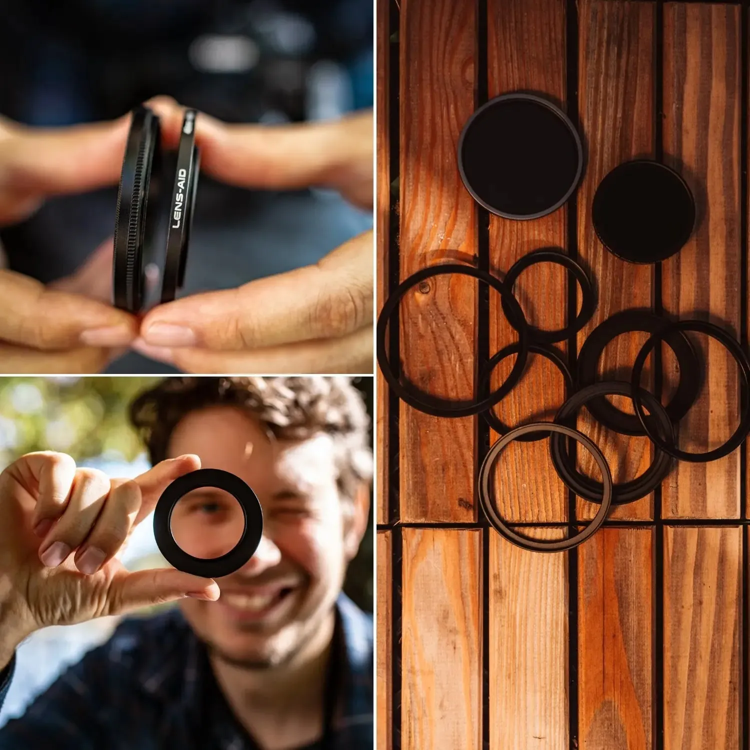 LENS-AID Step Up Ring anello adattatore 62-67 mm slim