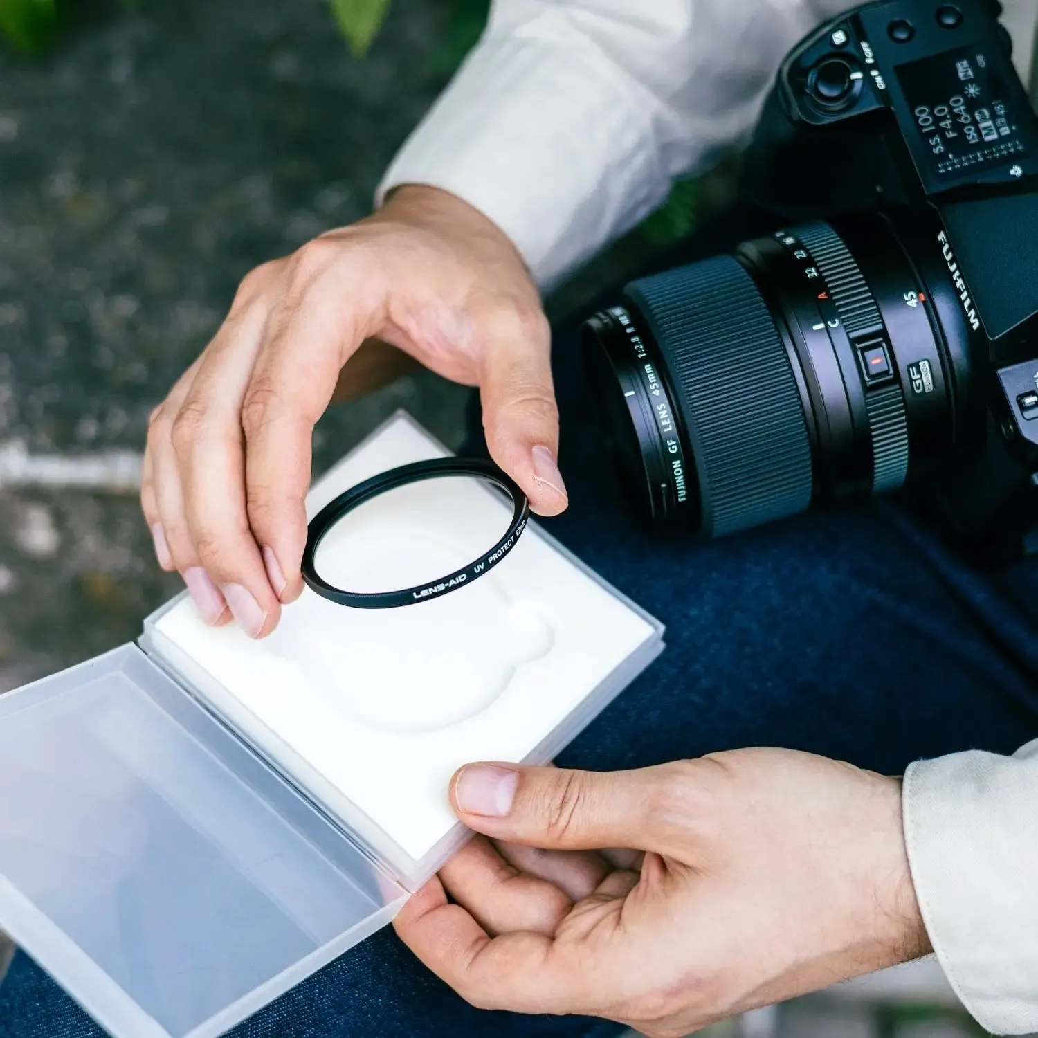LENS-AID Filtro Lenti UV Protezione alluminio CNC