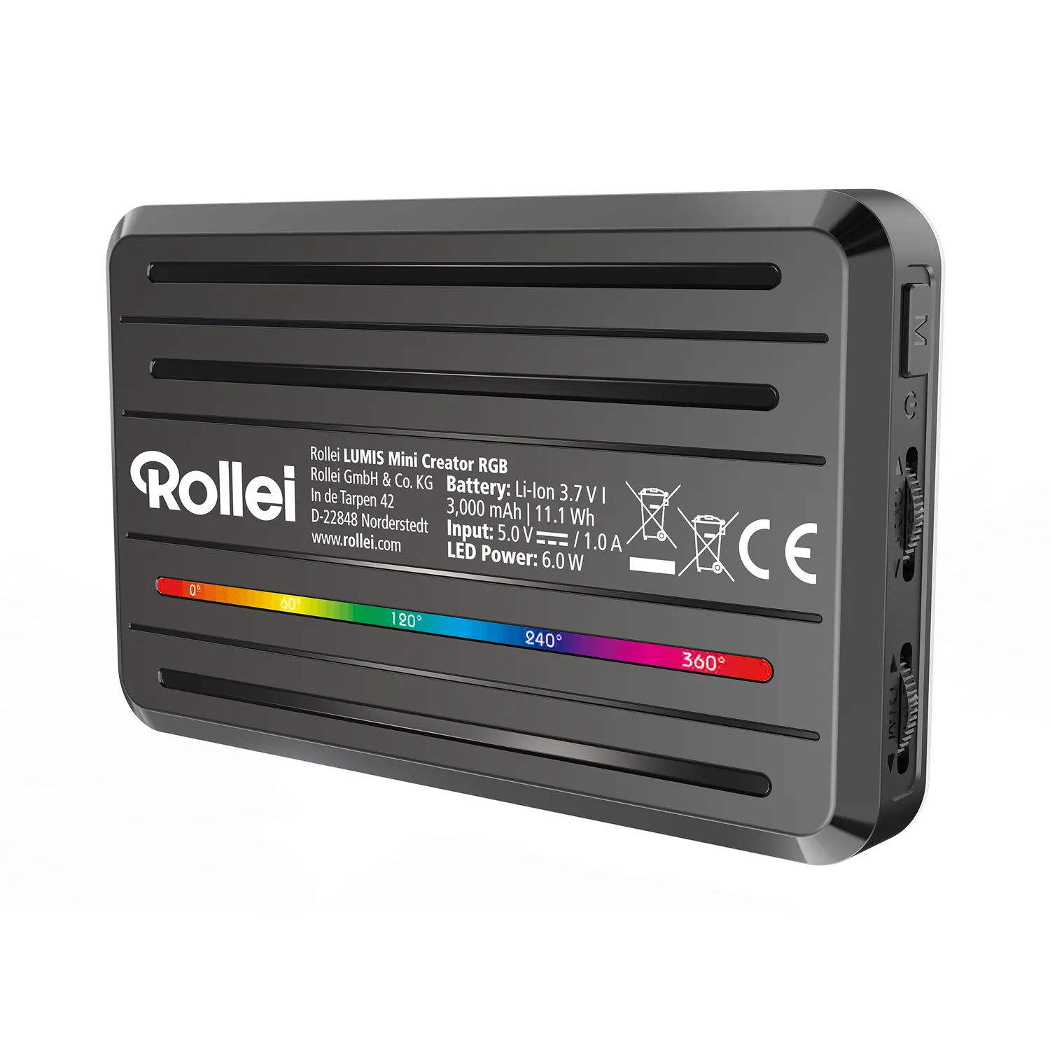 Rollei LUMIS Mini Creator luce LED RGB tascabile 6W