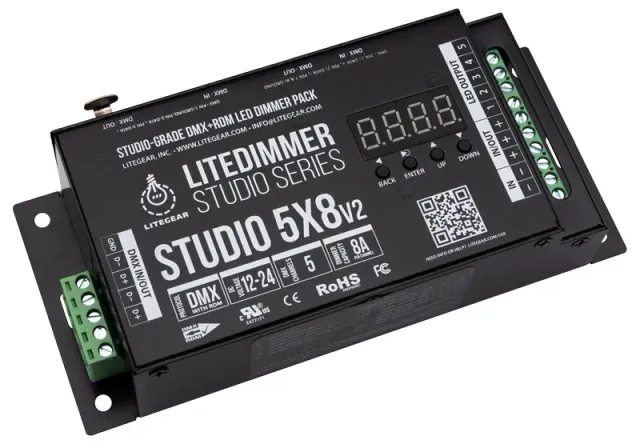 Kino Flo LiteDimmer Studio 5X8-V3 dimmer DMX 5 canali