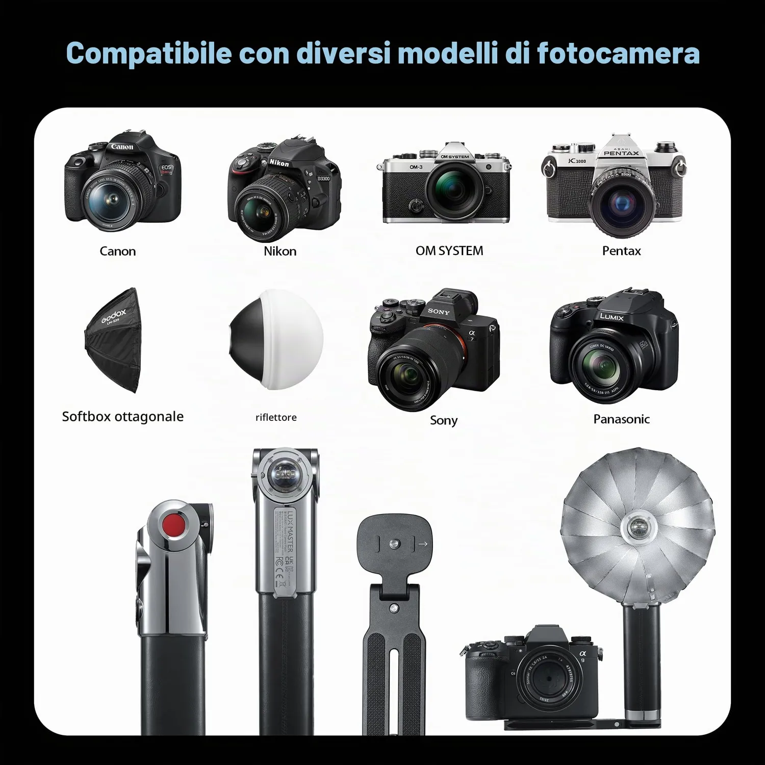 Godox Lux Master Flash Retrò TTL per Fotocamera