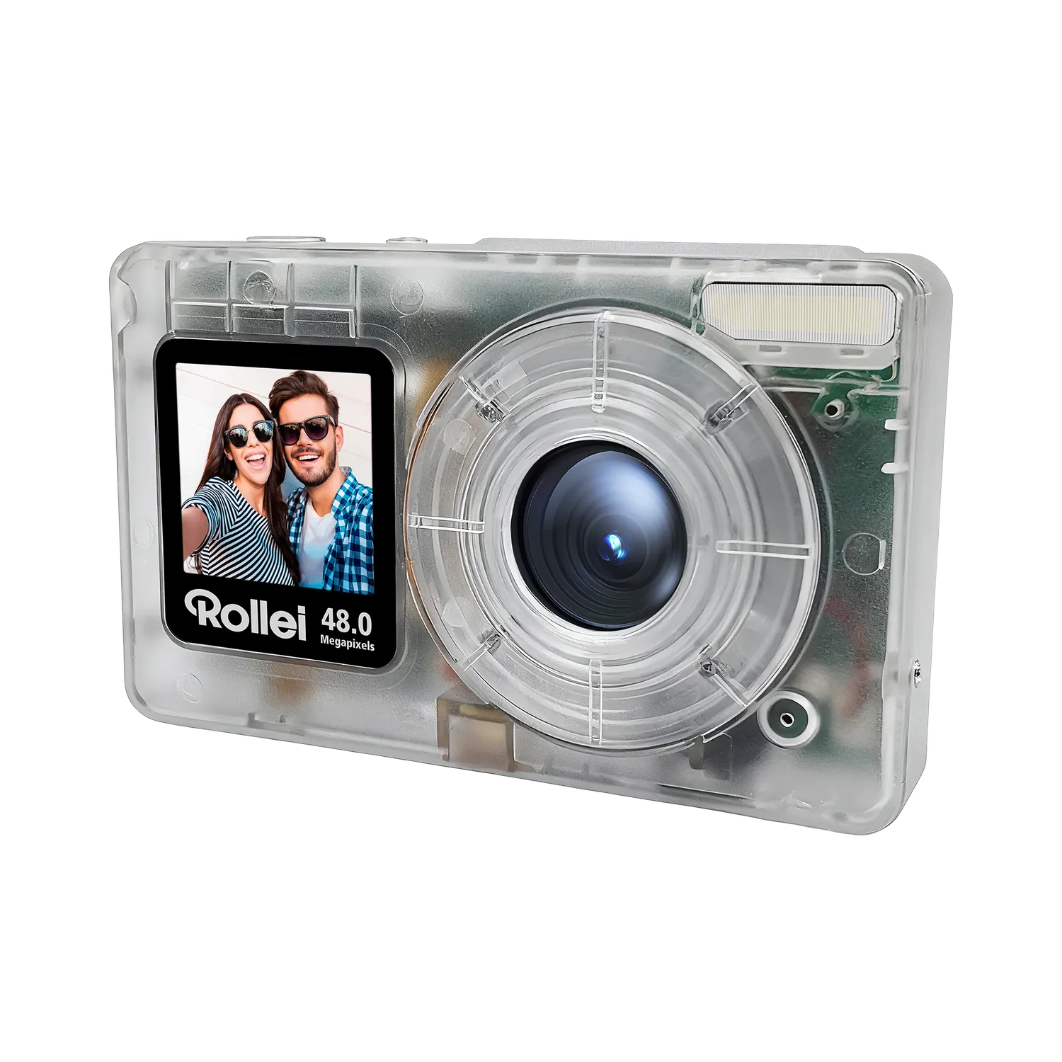 Rollei Compactline Pocket fotocamera digitale Trasparente 48MP