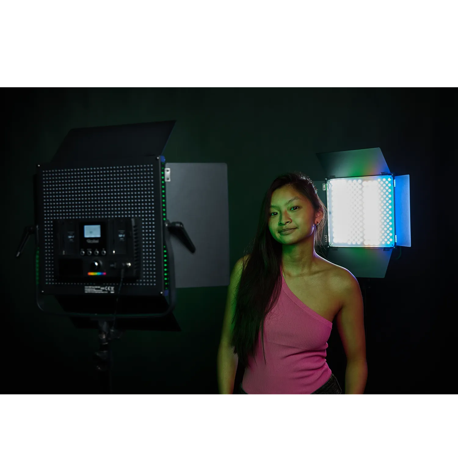 Rollei VIBE Panel 900 RGB pannello LED kit 2 pezzi