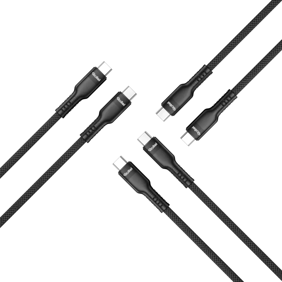 Rollei Cavo USB-C-USB-C 100W 1,2 m kit 3x
