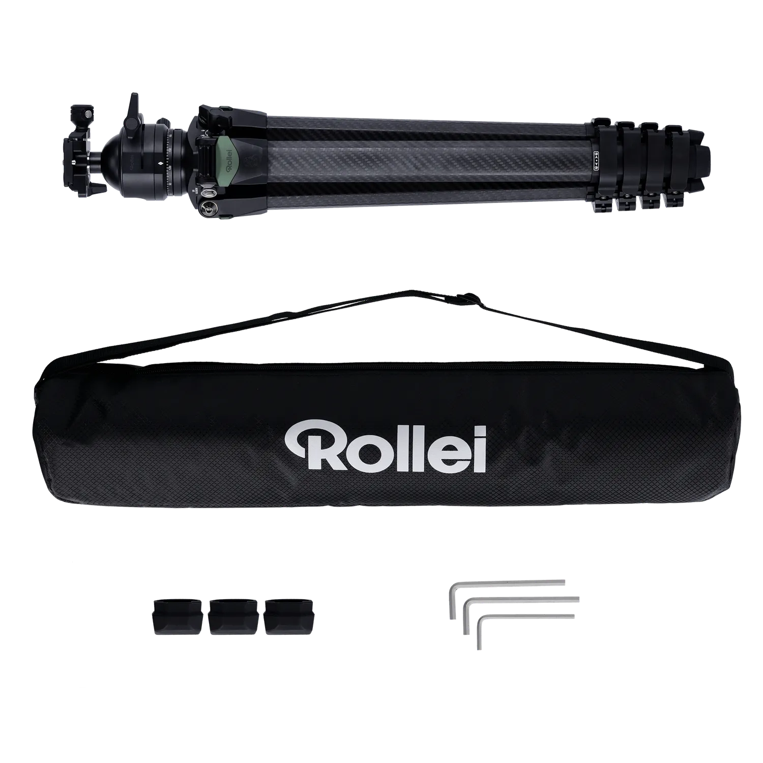 Rollei Lion Rock Pro Instinct treppiede carbonio 25 kg