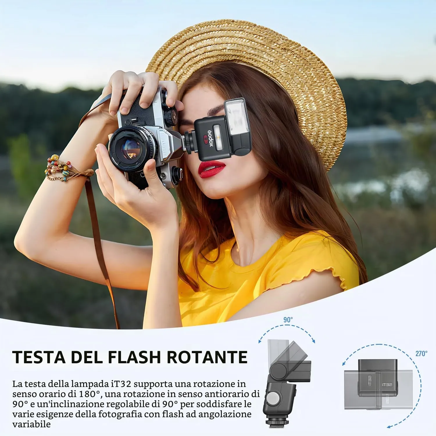 Godox iT32 X5S flash fotocamera TTL per Sony