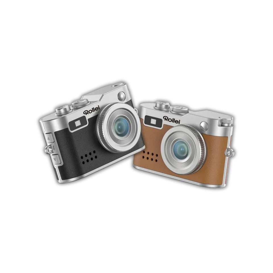 Rollei Full-HD Mini fotocamera digitale 2 pezzi nera 2MP