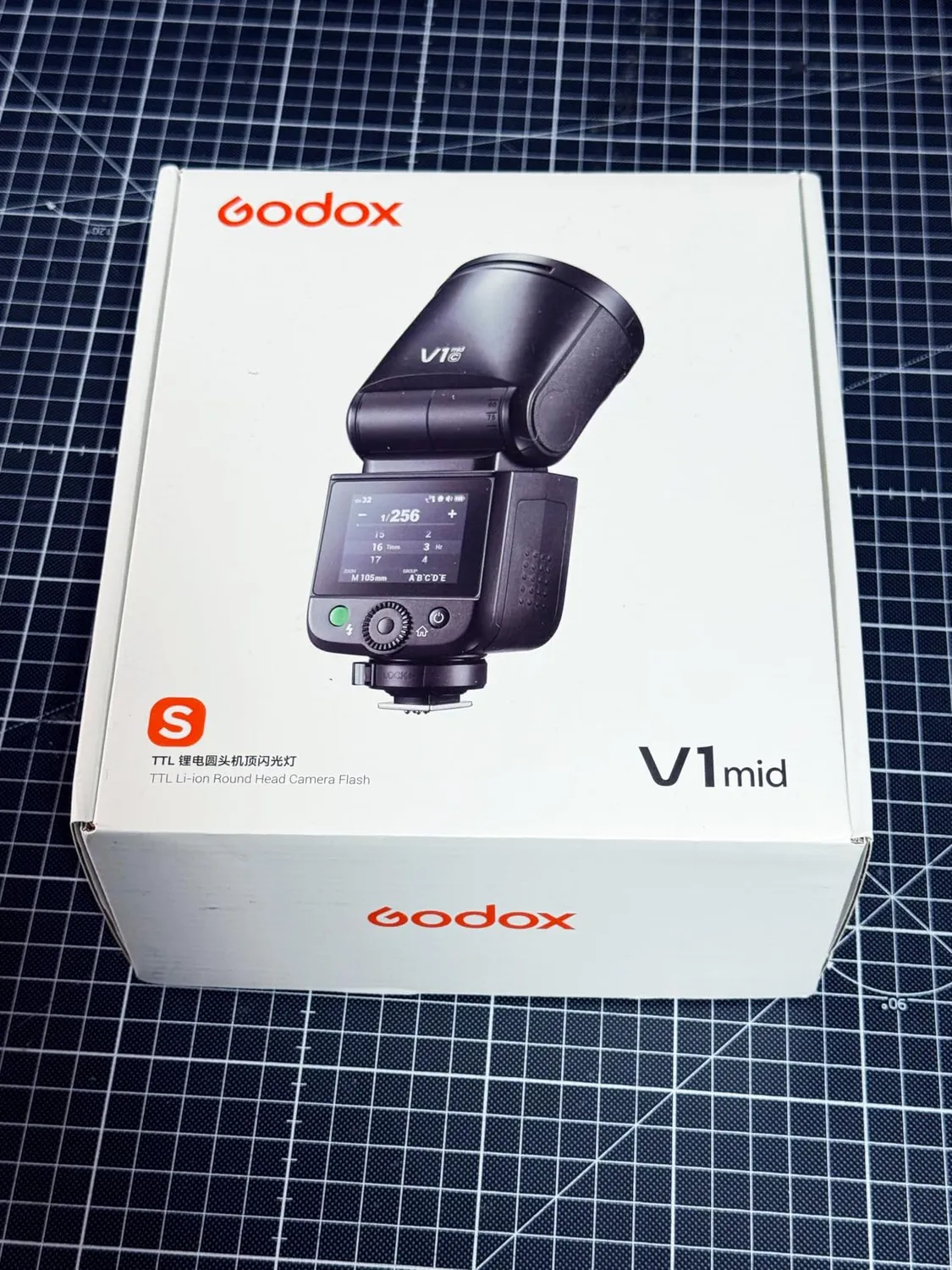 Godox V1 MID S flash TTL Sony testa rotonda