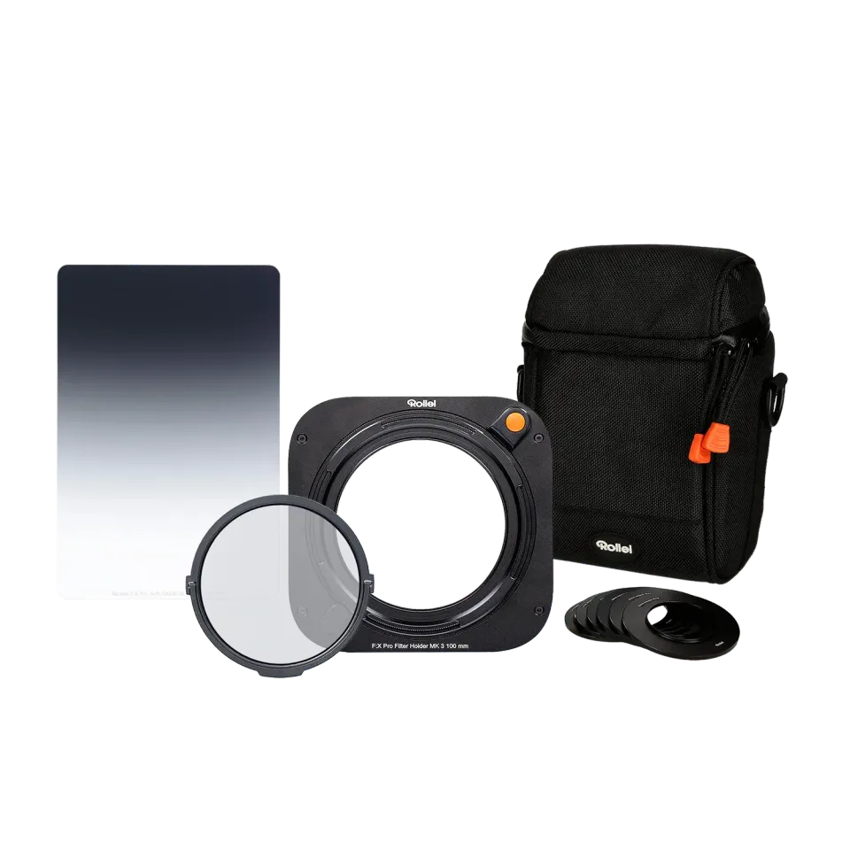Rollei F:X Pro Starter Kit Mark III filtro rettangolare Soft GND8 100 mm