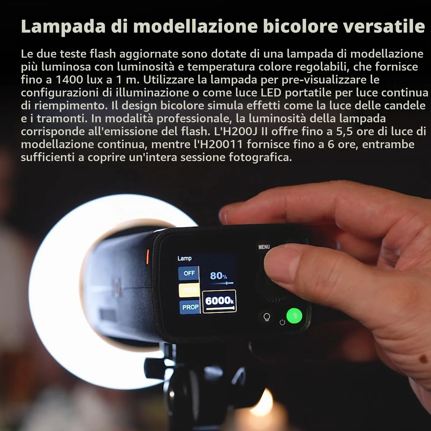Godox AD200Pro II Flash TTL 200Ws Bicolore