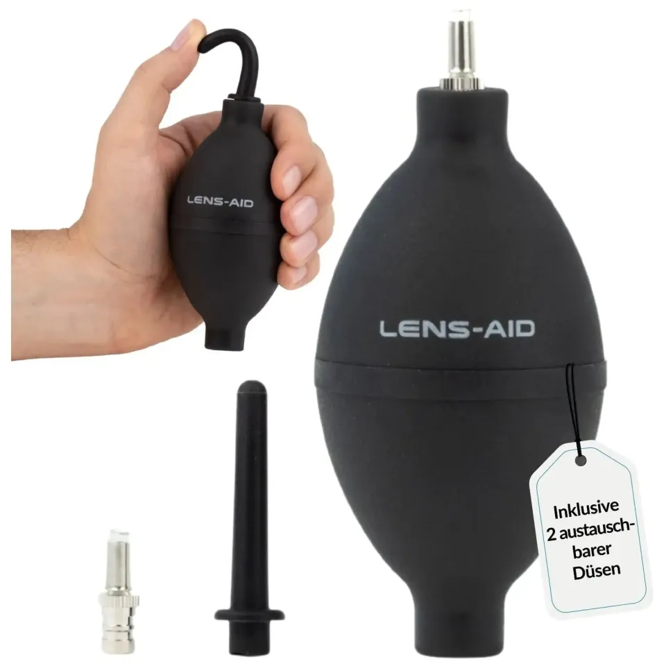 Lens-Aid Soffietto Potente Pulizia Fotocamera 2 Beccucci Gomma