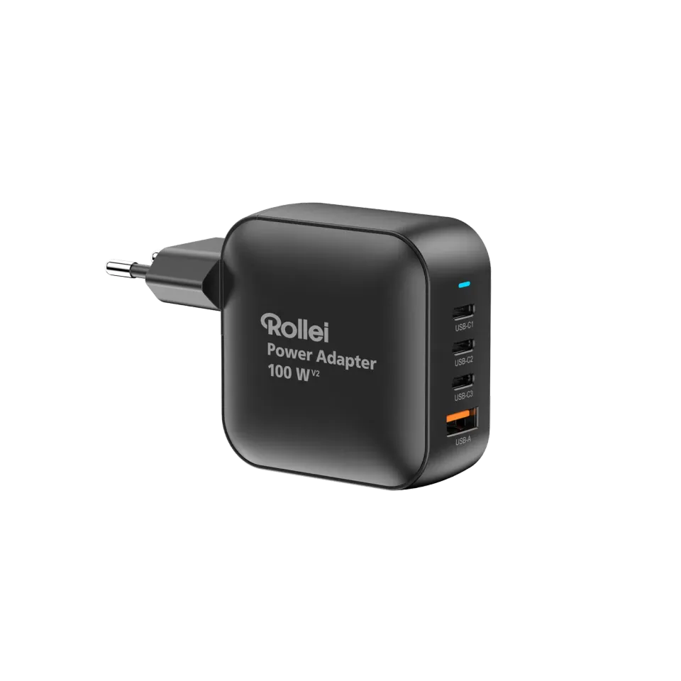 Rollei Energy caricatore 100W USB-C USB-A multiporta GaN
