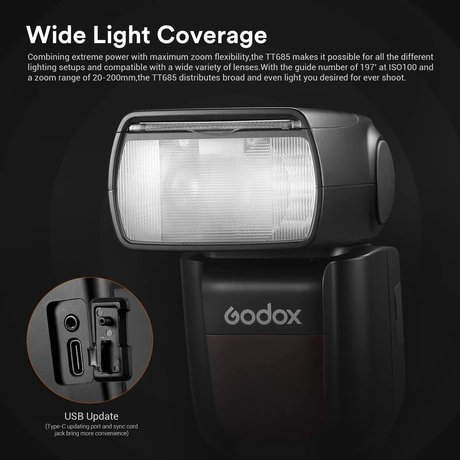 Godox TT685II-C flash speedlite Canon E-TTL GN60
