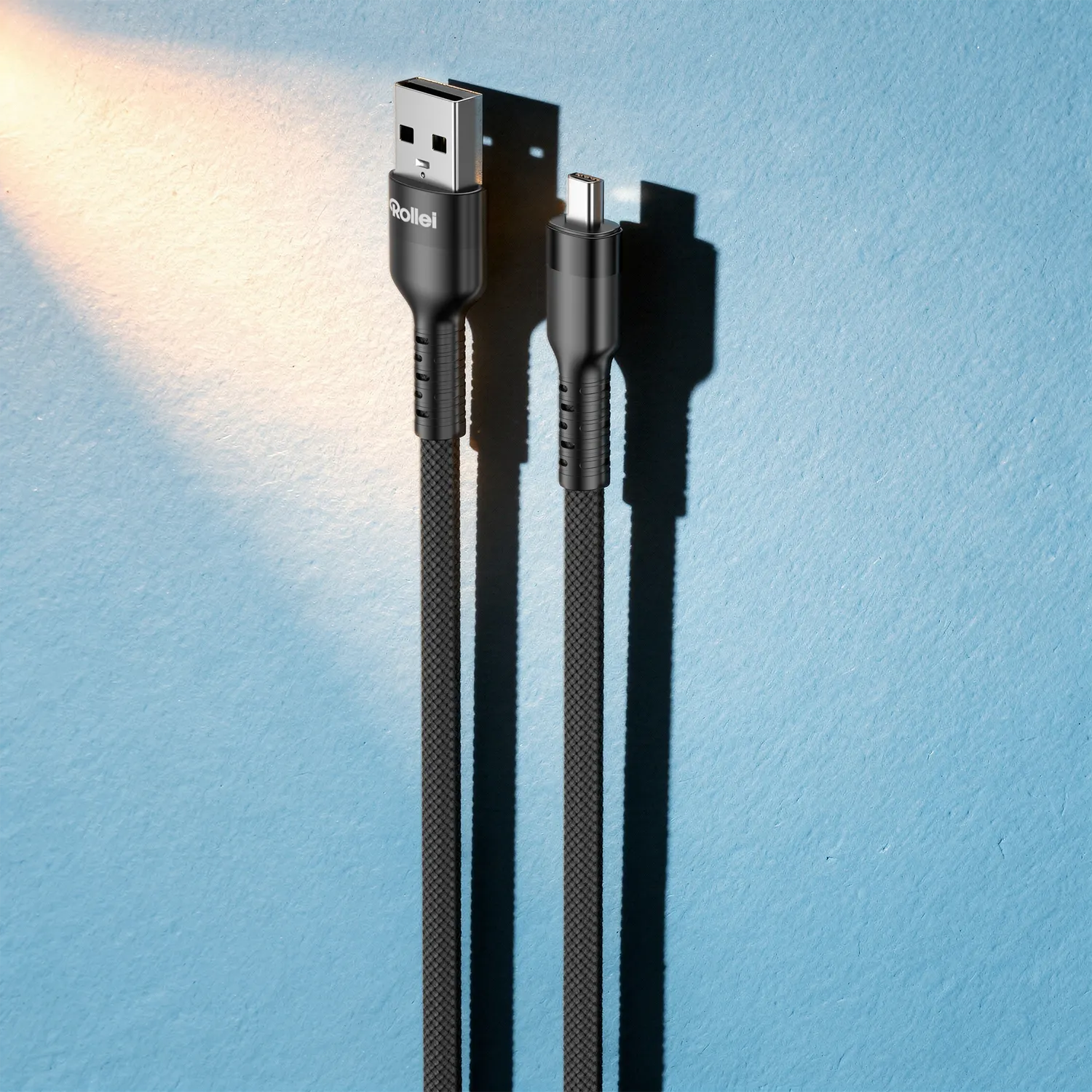 Rollei Cavo USB-A Mini-USB B8 1,2 m nylon 480 Mbps